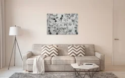 Leinwandbild Kolibris, grau, 90x60 cm DD120356