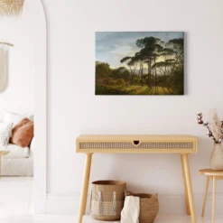 Leinwandbild Landschaft, grün, 70x50 cm DD123066