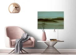 Leinwandbild Landschaft, grün, 90x60 cm DD120452