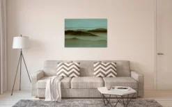 Leinwandbild Landschaft, grün, 90x60 cm DD120452