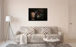 Leinwandbild Löwe, goldbraun, 90x60 cm DD120388