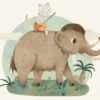 Leinwandbild Mammut, beige, 70x50 cm DD123101