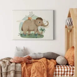 Leinwandbild Mammut, beige, 70x50 cm DD123101