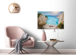 Leinwandbild Meer, türkis, 90x60 cm DD120317