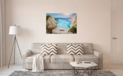 Leinwandbild Meer, türkis, 90x60 cm DD120317