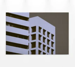 Leinwandbild Moderne Architektur, weiß, 90x60 cm DD120430