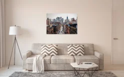 Leinwandbild New York, grau, 90x60 cm DD120324
