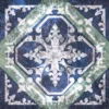 Leinwandbild Ornament, blau, 50x50 cm DD123304