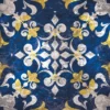 Leinwandbild Ornamente, blau, 50x50 cm DD123303