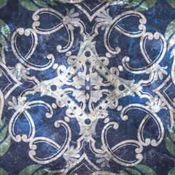 Leinwandbild Ornamente, blau, 50x50 cm DD123305