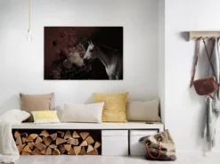 Leinwandbild Pferd, braun, 90x60 cm DD120390