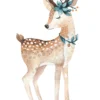 Leinwandbild Reh, beige, 50x70 cm DD123189