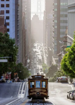 Leinwandbild Straßenbahn, San Francisco, 50x70 cm DD123127