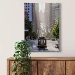 Leinwandbild Straßenbahn, San Francisco, 50x70 cm DD123127
