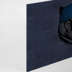 Leinwandbild Tiger, blau, 90x60 cm DD120382