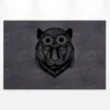 Leinwandbild Tigerkopf, schwarz, 90x60 cm DD120383
