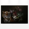 Leinwandbild Tiger, orange, 90x60 cm DD120387