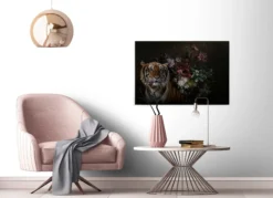 Leinwandbild Tiger, orange, 90x60 cm DD120387