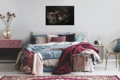 Leinwandbild Tiger, orange, 90x60 cm DD120387
