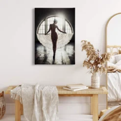 Leinwandbild Tänzerin, braun, 50x70 cm DD123141