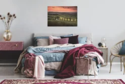 Leinwandbild Toskanische Landschaft, grün, 90x60 cm DD120313