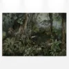 Leinwandbild Tropischer Dschungel, grün, 90x60 cm DD120393