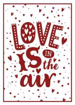 Leinwandbild Typografie, weiß, 50x70 cm DD123147