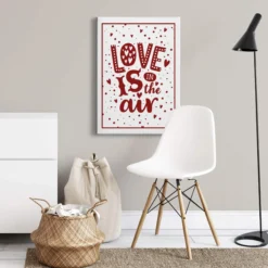 Leinwandbild Typografie, weiß, 50x70 cm DD123147