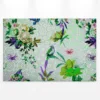 Leinwandbild Vögel und Blumen, grün, 90x60 cm DD120346