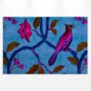 Leinwandbild Vogel, blau, 90x60 cm DD120468
