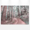 Leinwandbild Wald, braun, 90x60 cm DD120305