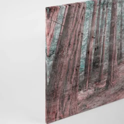 Leinwandbild Wald, braun, 90x60 cm DD120305