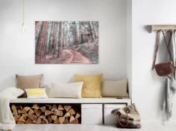 Leinwandbild Wald, braun, 90x60 cm DD120305