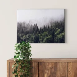 Leinwandbild Wald, grün, 70x50 cm DD123024
