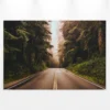 Leinwandbild Waldlandschaft, grün, 90x60 cm DD120309