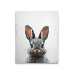Leinwand Black Baby Bunny 40 x 50 cm