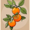 Leinwand Citrus 30 x 45 cm