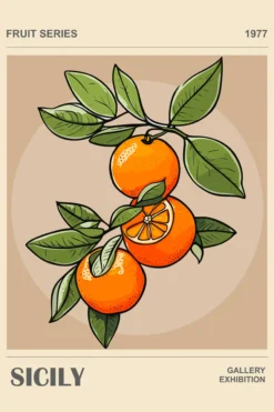 Leinwand Citrus 30 x 45 cm