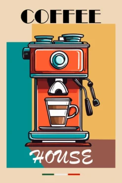 Leinwand Coffee House 30 x 45 cm