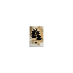 Leinwand Dark Leafs 30 x 45 cm