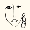 Leinwand Faces III 30 x 30 cm