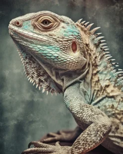 Leinwand Fancy Lizard 40 x 50 cm