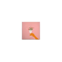 Leinwand Flower Glass III 30 x 30 cm
