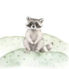 Leinwand Forest Friends III 30 x 30 cm