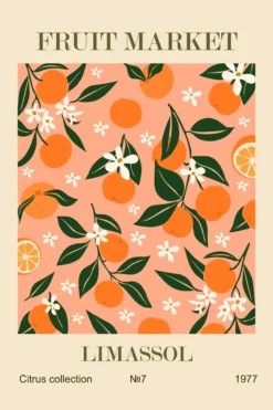 Leinwand Fruit Market I 30 x 45 cm