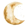 Leinwand Golden Crescent 30 x 45 cm