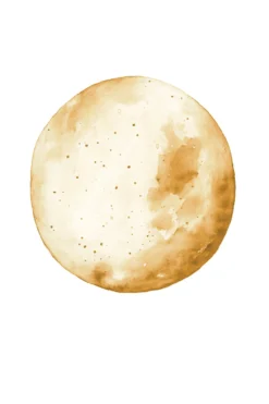 Leinwand Golden Moon 30 x 45 cm