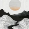 Leinwand Grey Sun 30 x 45 cm
