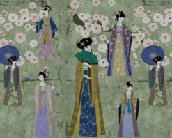 Leinwand Kimono I 50 x 40 cm