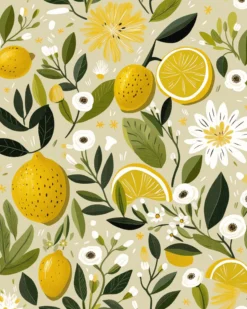 Leinwand Lemons Light 40 x 50 cm